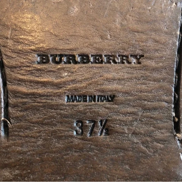 Burberry Tan Suede Combat Boots - Picture 7 of 13